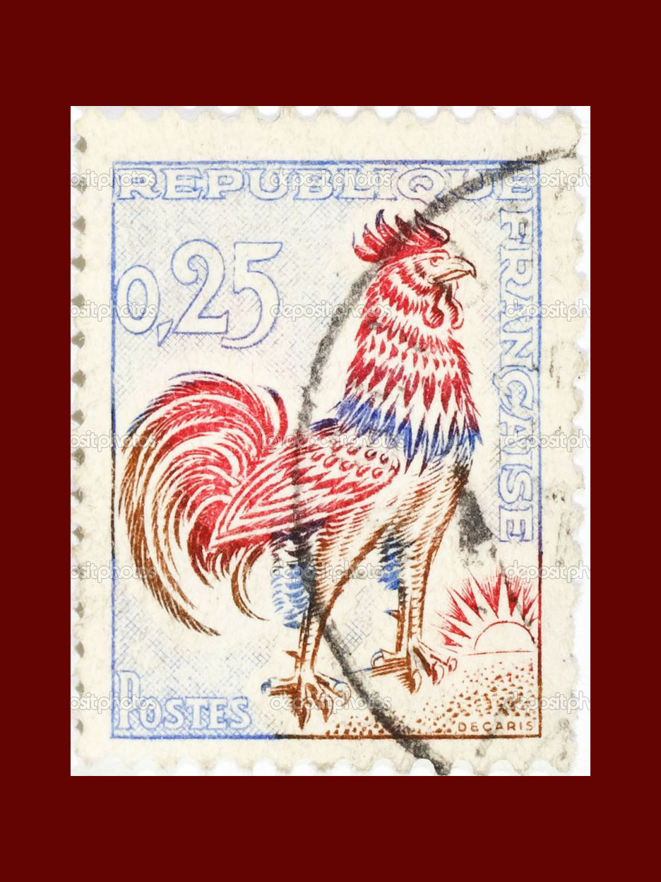 timbre de coq France