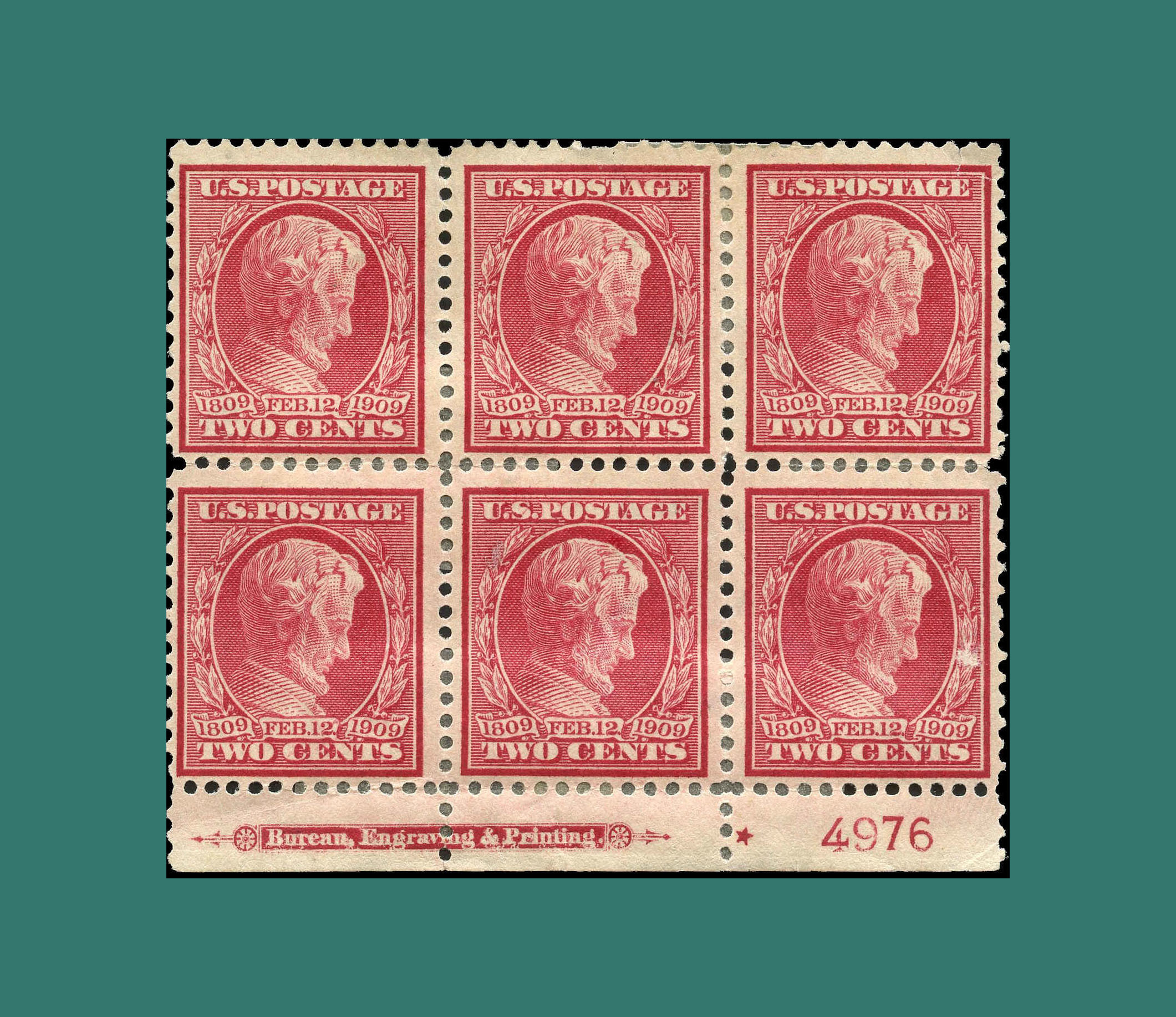 lot de 6 timbre USA